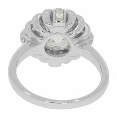 Sterling Silver Semi Mount Ring Setting Round RD 10x10mm White Topaz - Syzjewelry