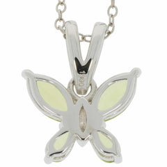 Sterling Silver Semi Mount Pendant Setting MQ 8X4mm PE 5x3mm Butterfly - Syzjewelry