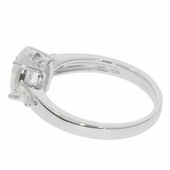 Sterling Silver Semi Mount Ring Setting OV 9X7mm White Topaz - Syzjewelry