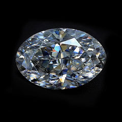 10 Carat Crushed Ice Cut Oval OV 15x11mm Loose Moissanite Stone D Color VVS - Syzjewelry