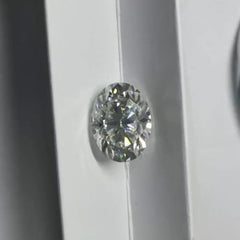 10 Carat Crushed Ice Cut Oval OV 15x11mm Loose Moissanite Stone D Color VVS - Syzjewelry