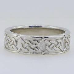 Sterling Silver 6 mm Celtic Knot Band Ring 20795R Sizable - Syzjewelry