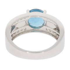 Sterling Silver Semi Mount Ring Setting Round RD 8X8mm & Enamel - Syzjewelry