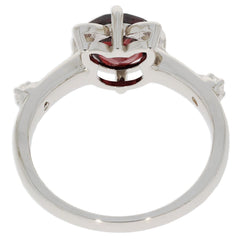 Sterling Silver Semi Mount Ring Setting Round RD 8x8mm White Topaz D-PJC2849 - Syzjewelry