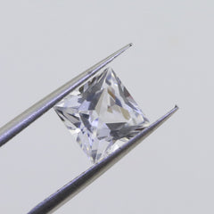 Princess 7mm Loose Moissanite Stone White D Color 2 Carat VVS1 Certifcate 7x7mm - Syzjewelry