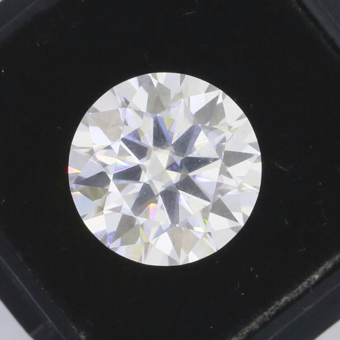 10.5 mm 4.5 Carat Loose Moissanite Stone White D Color RD 10.5mm VVS Certificate - Syzjewelry