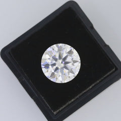 10.5 mm 4.5 Carat Loose Moissanite Stone White D Color RD 10.5mm VVS Certificate - Syzjewelry