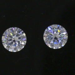 1 2 3 4 5 Carat D Color Loose Moissanite VVS Round 5 6 8 9 10 12 mm Certificate - Syzjewelry