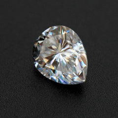 4/5 Carat Loose Moissanite White D Color Pear PE 7x5mm VVS Certificate Solid - Syzjewelry