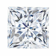 6 Carat Loose Moissanite White D Color SQ 10mm VVS Certificate Princess 10x10mm - Syzjewelry