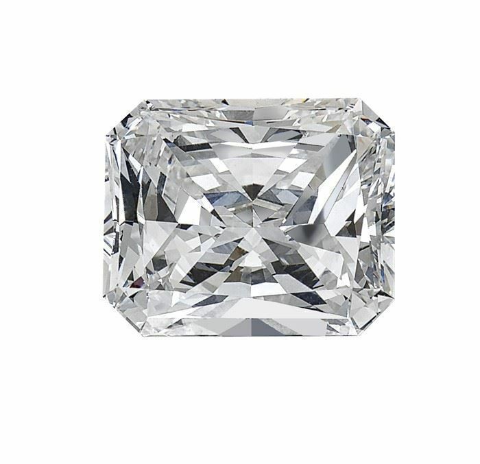 3 Carat Loose Moissanite White D Color Radiant OCT 9x7mm VVS Certificate - Syzjewelry