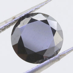 Round 8mm Black Color loose moissanite 2 Carat RD 8x8mm - Syzjewelry