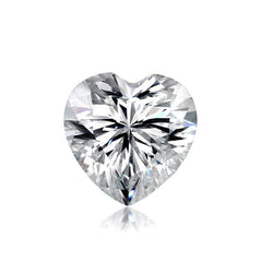 3.5 Carat Loose Moissanite White D Color HT 9.5mm VVS Certificate Heart 9.5mm - Syzjewelry