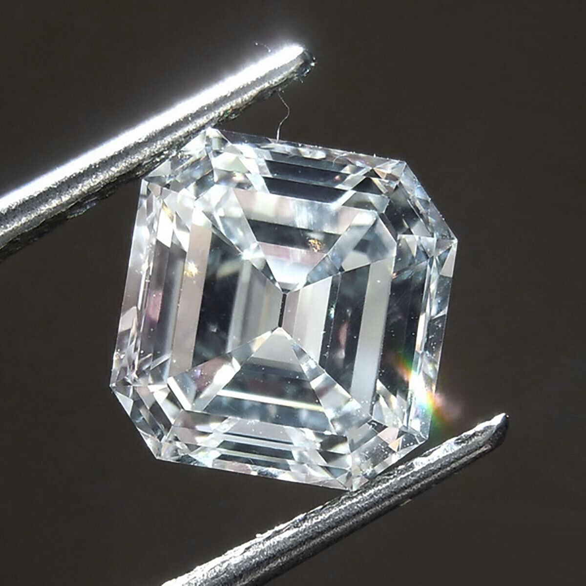 3.5 Carat Asscher Loose Moissanite White D Color 9mm VVS Certificate 9x9mm - Syzjewelry