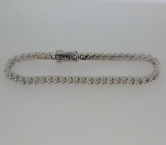 Sterling Silver 7 inch Tennis Bracelet Semi Mount Setting Round RD 2.5x2.5mm - Syzjewelry