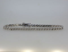 Sterling Silver 7 inch Tennis Bracelet Semi Mount Setting Round RD 2.5x2.5mm - Syzjewelry