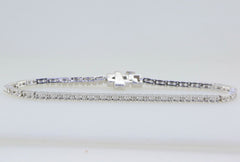 Sterling Silver Semi Mount Tennis Bracelet Setting Round RD 2.0mm 7 In - Syzjewelry