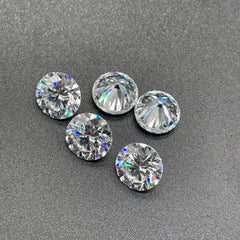 3.5 Carat Loose Moissanite White D Color RD 9.5mm VVS Certificate Round 9.5mm - Syzjewelry