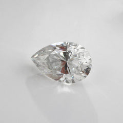 5 Carat Loose Moissanite White D Color Pear PE 13x9mm VVS Certificate - Syzjewelry