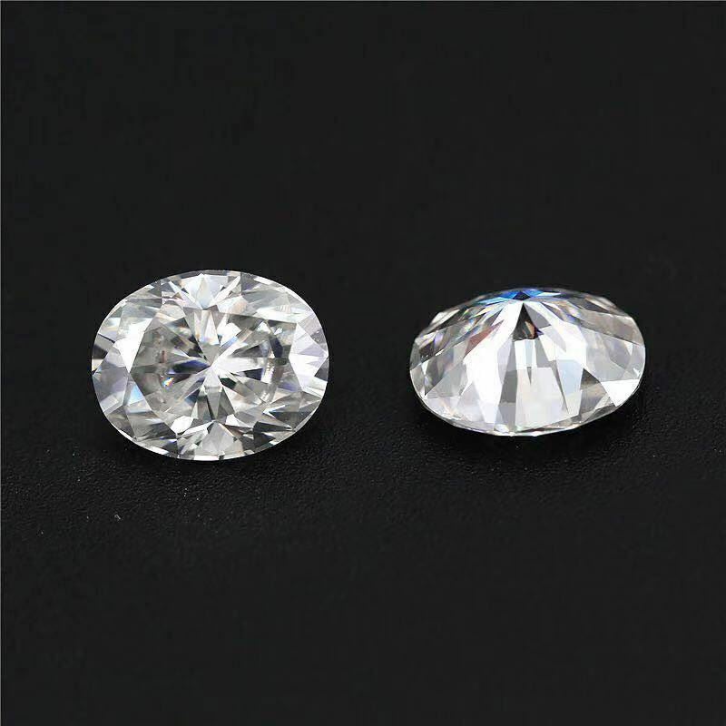 3/10 Carat Loose Moissanite White D Color Oval OV 5x3mm VVS Certificate - Syzjewelry