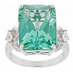 Sterling Silver Semi Mount Ring Setting Emerald OCT 16X12mm - Syzjewelry