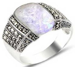 Sterling Silver Semi Mount Ring Setting Cushion CU 12X10mm - Syzjewelry