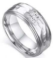 Sterling Silver Semi Mount Ring Setting Princess SQ 4.5X4.5mm - Syzjewelry