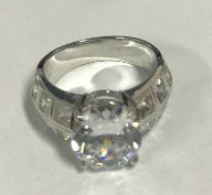 Sterling Silver Semi Mount Ring Setting Oval OV 12X10mm - Syzjewelry