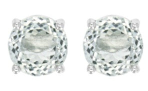 Sterling Silver Semi Mount Earrings Setting Round RD 10.0mm - Syzjewelry